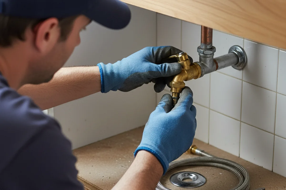 Shutoff valve and fitting work during Repiping in Tualatin